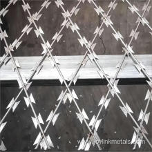 Flat concertina razor wire
